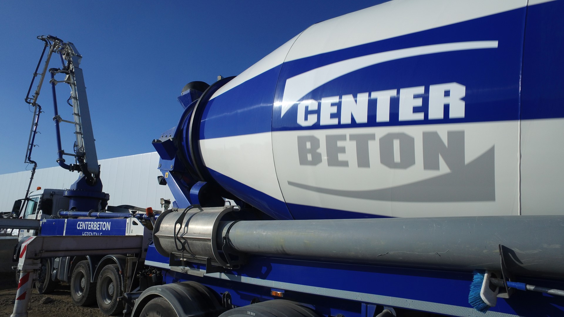 Betonproductie bij Centerbeton
